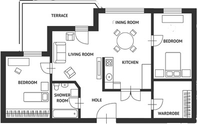 3D Photographer Tampa Apartment Model 3D Photography